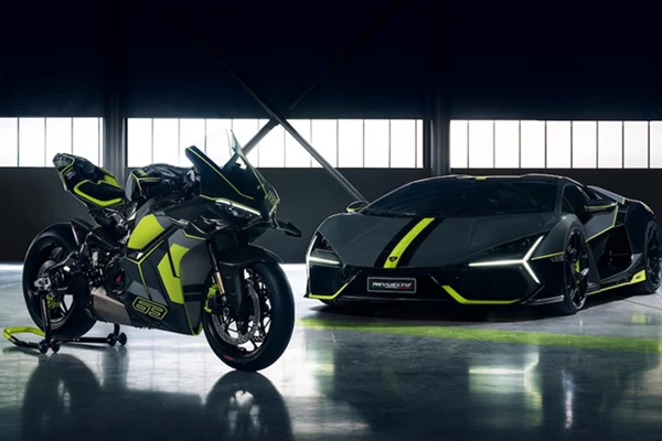 Ducati Panigale V4 Lamborghini - "xế nổ 2 bánh" DNA siêu xe