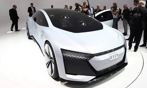 Siêu xe ôtô điện Audi Aicon tự lái 100% lộ diện