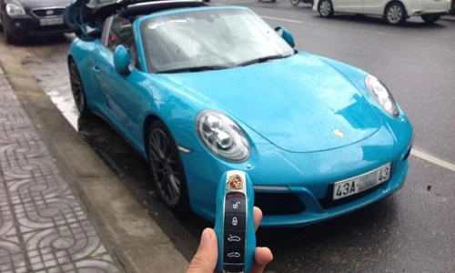 Porsche 911 Targa 4 giá hơn 8 tỷ “làm dâu” Đà Nẵng