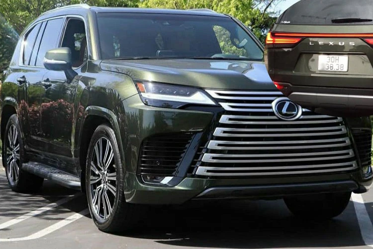 “Chuyên cơ mặt đất” Lexus LX600 màu độc Terrane Khaki tại Hà Nội