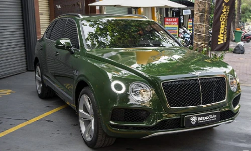 Đại gia Việt chi hàng trăm triệu đồng đổi màu Bentley Bentayga V8