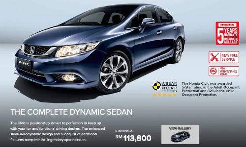 Honda Civic 2015 thêm nhiều cải tiến, giảm giá thành