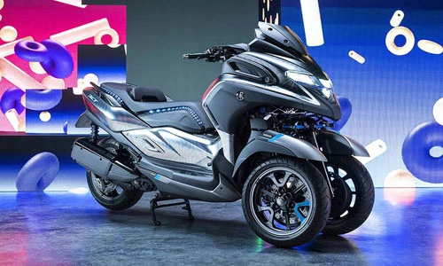 "Soi" xe tay ga 3 bánh Yamaha 3CT Prototype vừa ra mắt