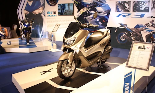 Cận cảnh xe tay ga hạng sang Yamaha NM-X tại Việt Nam