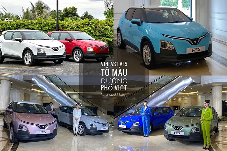 Chi tiết VinFast VF5 Plus màu mới, khách mua nhận ưu đãi mạnh tay