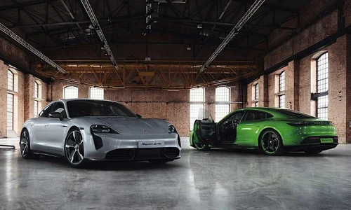 Porsche nâng cấp ngoại hình đầu tiên cho xe điện Taycan