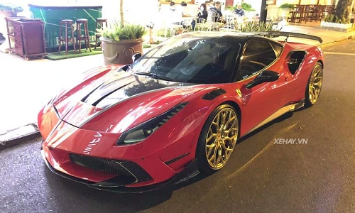 Ngắm siêu xe Ferrari 488 GTB độ Mansory hầm hố nhất Việt Nam