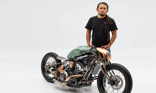 Soi xe môtô Indian độ siêu chất của kỹ sư NASA
