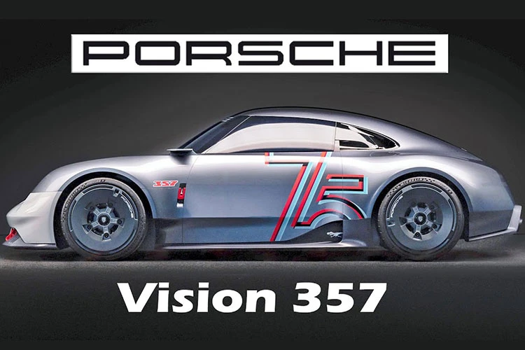 "Soi" Vision 375 Speedster chạy điện 1 chỗ ngồi kỷ niệm 75 năm Porsche