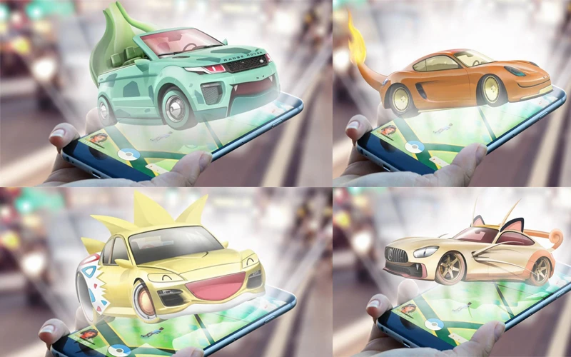 Xem Pokémon Go biến hình “siêu xe kute” cực độc