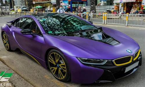 Siêu xe BMW i8 độ “áo tím” ấn tượng nhất Việt Nam
