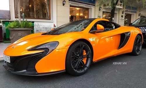 Ngắm siêu xe McLaren 650S Spider, "tình cũ" của đại gia Minh nhựa