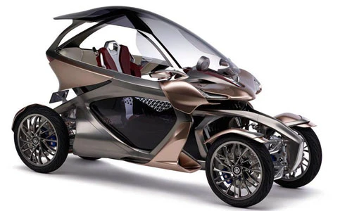 Cận cảnh siêu môtô 4 bánh Yamaha MWC-4