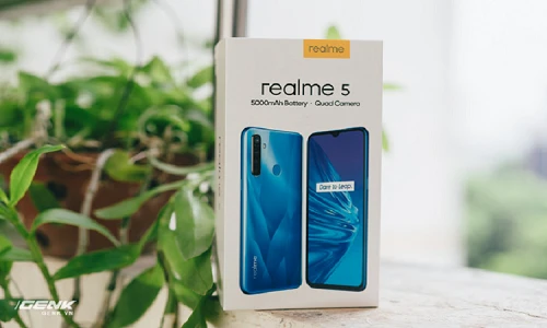 Đập hộp Realme 5: điện thoại 4 camera sau, pin 5000mAh