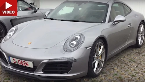 Porsche 911 2016 lộ diện đầy đủ trước ống kính máy quay