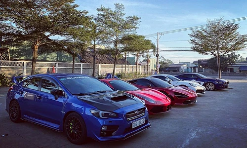 Cường Đô la dẫn đoàn siêu xe trăm tỷ đồng “phượt” Đà Nẵng 