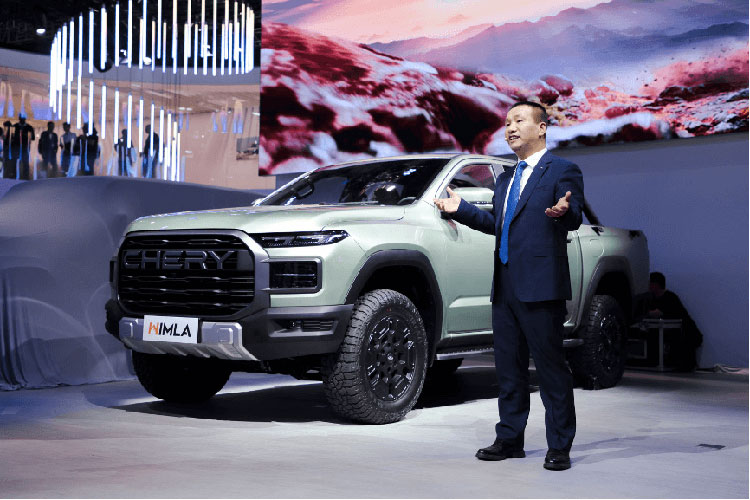 Chery trình làng xe bán tải Himla, cạnh tranh Toyota Hilux