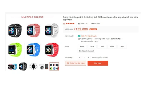 Đồng hồ thông minh Smartwatch cho trẻ em chỉ 99K