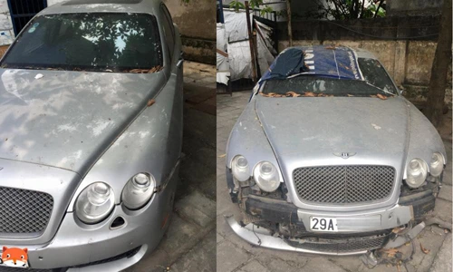 Xe sang Bentley Continental tiền tỷ vẫn "vứt xó" ở Hà Nội