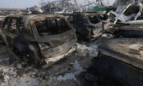Hàng ngàn ôtô thành sắt vụn sau vụ nổ lớn tại Thiên Tân