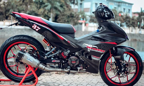 Dân chơi xứ Nghệ "độ khủng” Yamaha Exciter 150