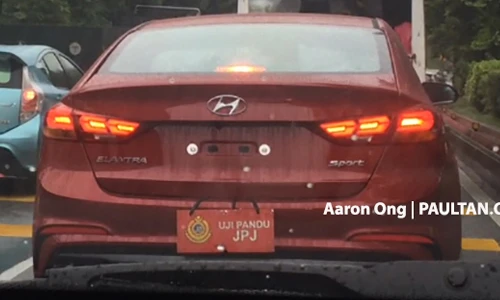 Lộ ảnh sống Hyundai Elantra Sport 2017 ở Malaysia