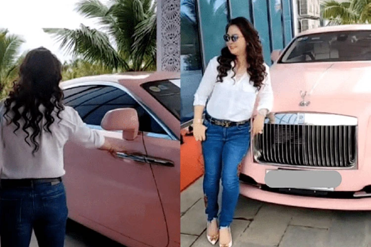 Bà Phương Hằng "cưỡi" Rolls-Royce Wraith hơn 30 tỷ tại Bình Dương