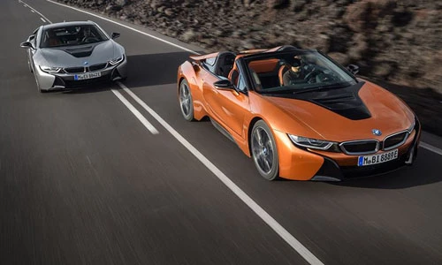 "Siêu xe xanh" BMW i8 Roadster và i8 Coupe 2018 ra mắt