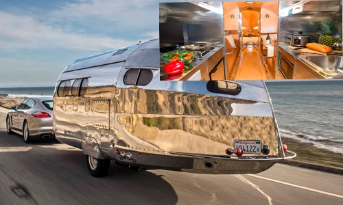 Soi “nhà di động” làm từ nhôm siêu lạ Bowlus Road Chief