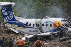 Rơi máy bay ở Colombia, nhiều người thiệt mạng