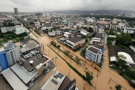 Hình ảnh ngập lụt nghiêm trọng ở Thái Lan