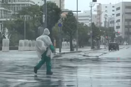 Bão Chan-hom đổ bộ vùng Đại Tokyo, hàng nghìn hộ gia đình mất điện