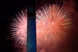 Nước Mỹ rực rỡ đón năm mới 2026