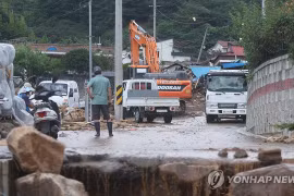 Thương vong mới nhất trong trận mưa lũ lịch sử ở Hàn Quốc