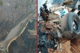 Hiện trường máy bay chở du khách rơi ở Kenya, nhiều người thiệt mạng