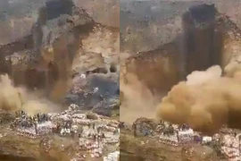 Khoảnh khắc cầu sập khiến hàng chục thợ mỏ thiệt mạng ở Congo