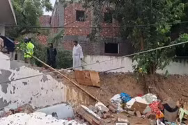 Hiện trường vụ sập tường ở Ấn Độ, nhiều người thiệt mạng