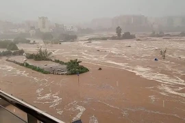 Cảnh 'phố biến thành sông', lũ cuốn trôi ô tô ở Tây Ban Nha