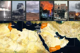 Israel tấn công mục tiêu ở 6 quốc gia trong 72 giờ