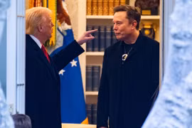 Tổng thống Trump và tỷ phú Musk đấu khẩu gay gắt 
