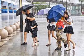 Thành phố ở Trung Quốc sơ tán hàng chục nghìn người vì bão Kajiki