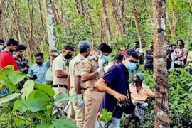 Phát hiện thi thể nam giới bị xích vào cây cao su