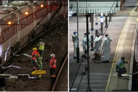 Đâm dao trên tàu ở Anh, nhiều người bị thương