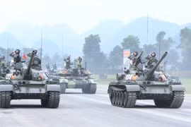 Trang bị đặc biệt giúp bộ đội tăng thiết giáp diễu binh trên Quảng trường Ba Đình