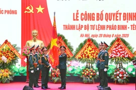Bộ Quốc phòng công bố quyết định thành lập Bộ tư lệnh Pháo binh - Tên lửa