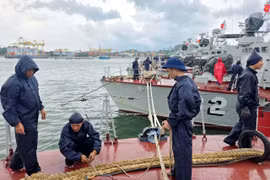 Vùng 3 Hải quân sẵn sàng ứng phó với Bão số 5