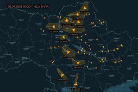 Nga lập kỷ lục phóng UAV "cảm tử" vào Ukraine trong một đêm