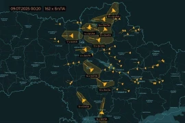 Nga lập kỷ lục phóng UAV "cảm tử" vào Ukraine trong một đêm