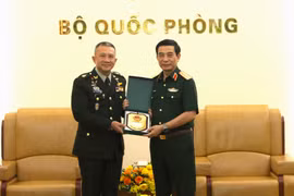 Đại tướng Phan Văn Giang tiếp Tư lệnh Lực lượng Quốc phòng Thái Lan