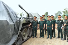 Quân đội kiểm tra công tác đảm bảo cho phương tiện, khí tài thực hiện nhiệm vụ A80